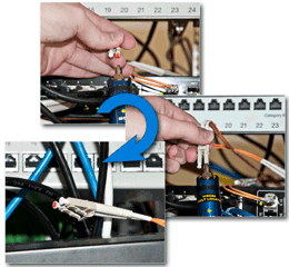 Application du testeur de fibre optique PCE-VFL utilisant l'adaptateur de 1,25 mm