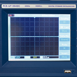 Ecran de l'analyseur de spectre Ecran de l'analyseur de spectre