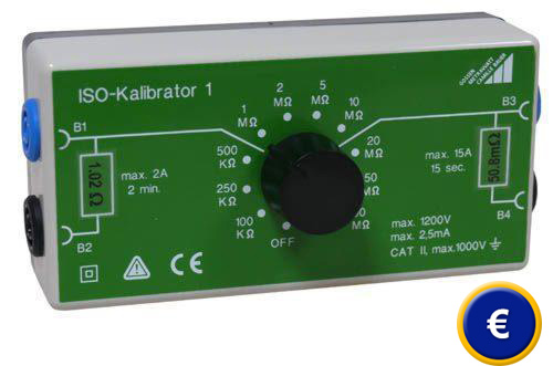 Calibrateur de rsistance ISO-Kalibrator 1 universel avec un vaste domaine d'usage.