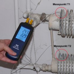 Vous pourrez voir ici le contr�leur de temp�rature utilis� pour voir la diff�rence de temp�rature.