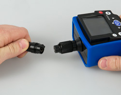 Connexion câble de l'endoscope