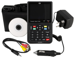 Contenu de la livraison du mesureur digital DVB-T WS-6905