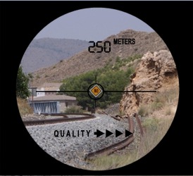 Avec ce mesureur de distance laser PCE-LRF 600 il est possible de  dterminer la distance jusqu' 600 m.