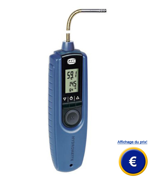 Plus d'informations sur le mesureur d'humidit d'quilibre Hydromette BL Compact RH-T flex