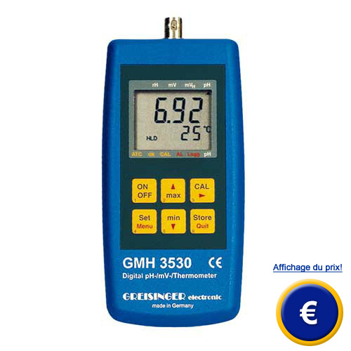 Vous trouverez ici plus d'informations sur le mesureur de pH 