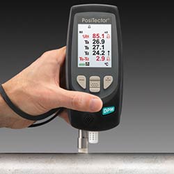 Mesureur du point de rosée PT-DPM avec un capteur de température superficiel intégré et indication d'alarme