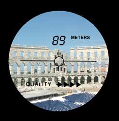 Mesureur de longueur PCE-LRF 600 pour la mesure de la distance jusqu'aux bâtiments, etc...
