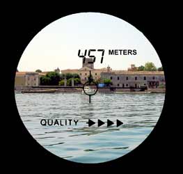 Avec ce mesureur de longueur laser peu importe l'objet à mesurer, vous n'aurez aucun problème jusqu'à une distance de 600 m.