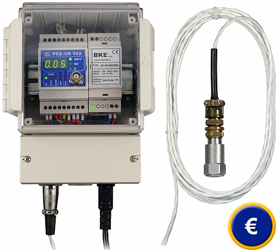 Le moniteur de vibrations PCE-VT 3000 sur notre site.