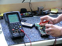 Exemples d'usage de l'oscilloscope portable PCE-OC 1