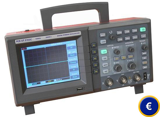 Oscilloscope de laboratoire  PCE-UT 2152C