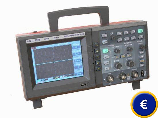 Oscilloscope digital � m�moire PCE-UT 2202C
