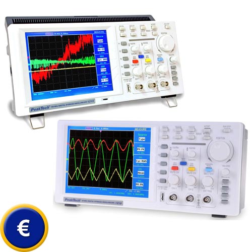 Oscilloscope de mémoire PKT-1210 / PKT-1215