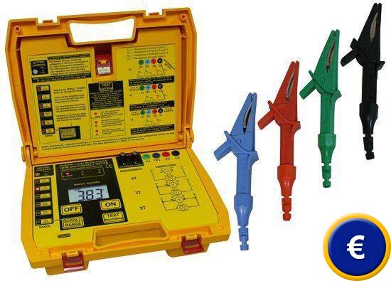 Testeur de r�sistance �lectrique PCE-MO 3001 r�sistante � l'eau.