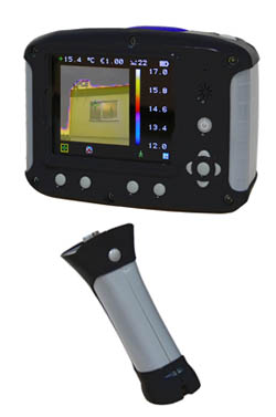La thermocamra PCE-TC 2 peut s'utiliser pour la maintenance et l'inspection.