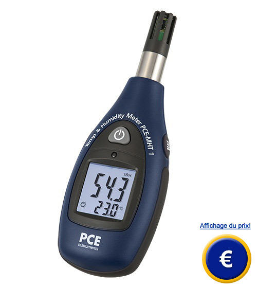 Plus d'information sur le mini thermohygrom�tre PCE-MHT 1