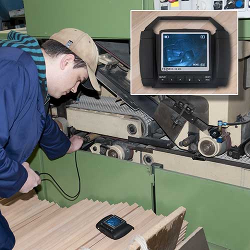 Exemple d'utilisation du vid�oscope sans fil PCE-VE 400