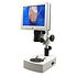Microscopes d'atelier avec �cran, 100 grossissements, � lumi�re refl�t�e et lumi�re transmise.