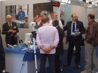 Instruments de mesure au Salon MIAC en Italie.