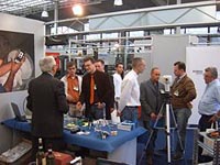 Instruments de mesure au Salon MIAC en Italie.