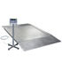 Balances au sol en acier inoxydable, IP 68/65, jusqu' 2000 kg, rsolution 0,1 kg, pesage brut/net