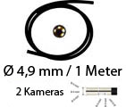 Cble 2 en 1 pour l'endoscope