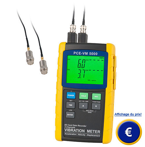 Analyseur de vibration PCE-VM 5000