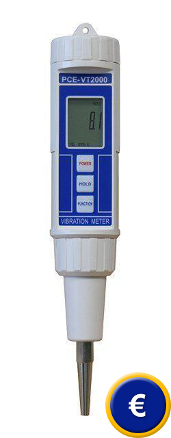 Analyseur de vibration maniable PCE-VT 2000