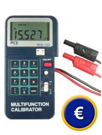 Calibreur de processus et indicateur de valeur nominale PCE-123