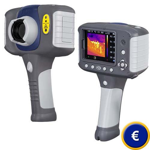 Image de face et de la partie arrière de la caméra thermographique