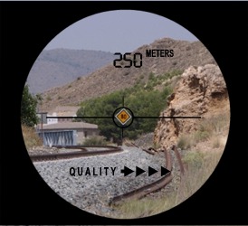 Avec ce distancemtre  laser PCE-LRF 600 il est possible de  dterminer la distance jusqu' 600 m.