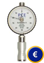 Testeur de dureté de caoutchouc numérique PCE PCE-DDA 10 acheter à