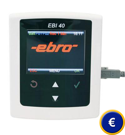 Enregistreur de temprature multicanal EBI 40  6 ou 12 canaux