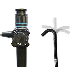 Fibroscope de fibre optique flexible composé d'un câble robuste et résistant à l'eau.