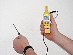 Utilisation de l'hygromètre