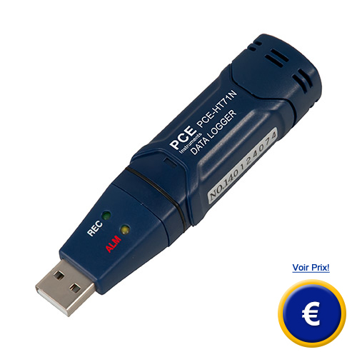 Lecteur d'humidit USB PCE-HT 71N.