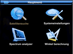 Localisateur satellite avec calcul de l'angle