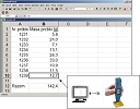 Logiciel pour le transfert de donnes avec cble RS-232 inclus avec le mesureur de duret PCE-HT 200.