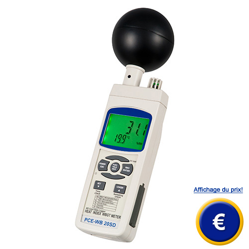 Mesureur de stress thermique PCE-WB 20SD