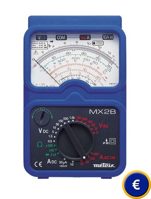 Plus d'informations sur le multimètre analogique Metrix MX2B
