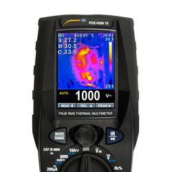 Image thermique du multimtre PCE-HDM 15