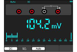 Fonction multimtre de l'oscilloscope