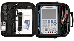 Contenu de la livraison de l'oscilloscope