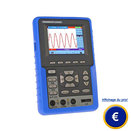 Oscilloscope portable PKT-1220 de PeakTech