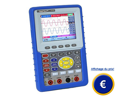 Oscilloscope de poche PKT-1195 de Peak Tech