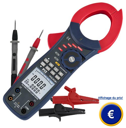 Eosnow Pince de résistance de tension de courant alternatif cc, voltmètre  ampèremètre, multimètre électrique numérique, pince