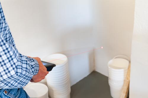 Image du psychromètre PCE-320 à l'intérieur d'une chambre