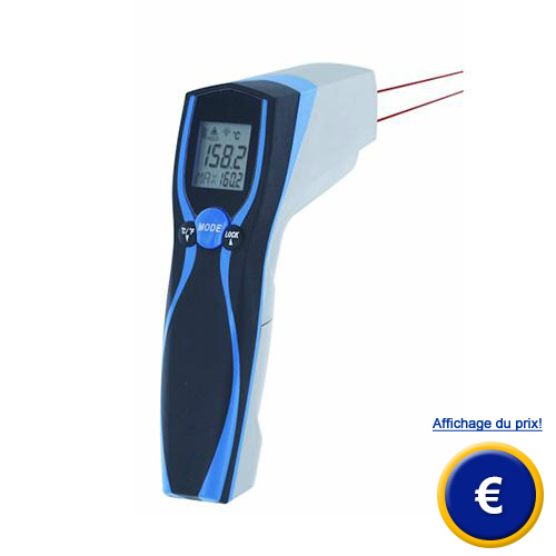 Thermomètre Infrarouge à visée laser -30 °C à +600 °C pyromètre