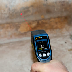 Détecteur de point de rosée à bulbe humide avec compteur numérique de  température et d'humidité - 1005001370270364
