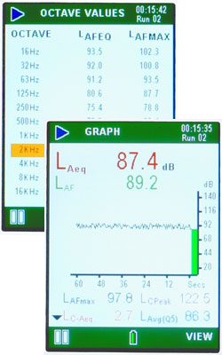 Software del kit de medición de ruido CR-800 para recuperar los datos guardados.